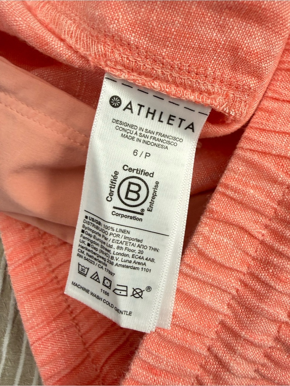 Athleta Retreat Wide Leg Linen Pants - Picture 6 of 6